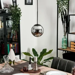 hofstein Suspension - Verre Gastor Fumé, 1 lumière