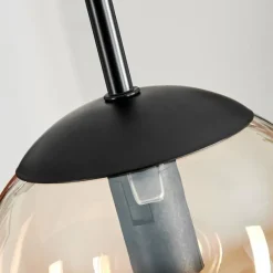 hofstein Suspension - Verre Gastor Ambre, 1 lumière