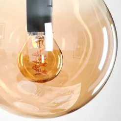hofstein Suspension - Verre Gastor Ambre, 1 lumière