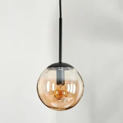 hofstein Suspension - Verre Gastor Ambre, 1 lumière