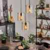 hofstein Suspension - Verre Parane Ambre, 3 lumières