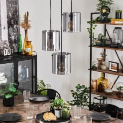 Suspension Verre Fumé-hofstein Suspension - Verre Parane Fumé, 3 lumières