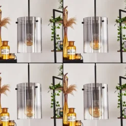 Suspension Verre Fumé-hofstein Suspension - Verre Parane Clair, Fumé, 5 lumières