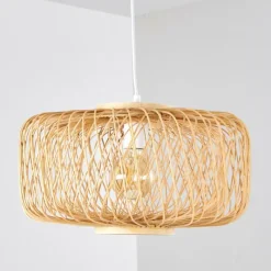 Luminaires Scandinaves-hofstein Suspension Acapulco Blanc, 1 lumière