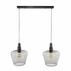 Lampes Industrielles-hofstein Suspension Accent Cuivre, 2 lumières