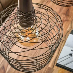 Lampes Industrielles-hofstein Suspension Accent Cuivre, 3 lumières