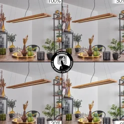 Luminaires Scandinaves-hofstein Suspension Adak LED Noir, 1 lumière