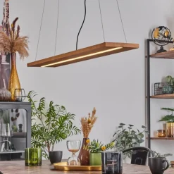 Luminaires Scandinaves-hofstein Suspension Adak LED Noir, 1 lumière