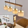 Lampes En Tissu-hofstein Suspension Adelboden Bois clair, Noir, 4 lumières
