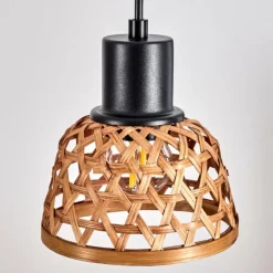 Style Boho-Chic-hofstein Suspension Aeschi Noir, 4 lumières