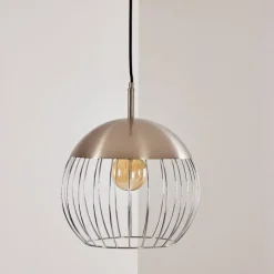 hofstein Suspension Agiez Nickel mat, 1 lumière* Suspensions