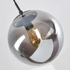 hofstein Suspension Agropoli Fumée, Noir, 1 lumière