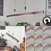 hofstein Suspension Airolo LED Brun, 3 lumières