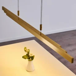 hofstein Suspension Airolo LED Laiton, 3 lumières