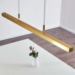 hofstein Suspension Airolo LED Laiton, 3 lumières