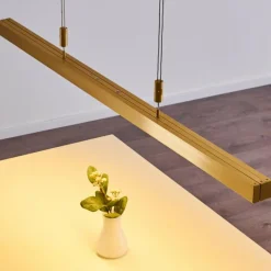 hofstein Suspension Airolo LED Laiton, 3 lumières