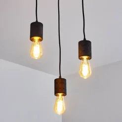 hofstein Suspension Ajaccio Noir, 3 lumières* Suspensions