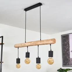 Lampes Vintages & Rétros-hofstein Suspension Ajaccio Noir, 1 lumière