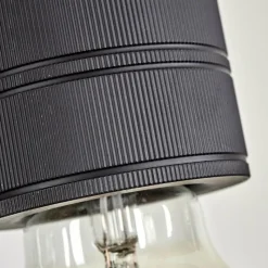 Lampes Industrielles-hofstein Suspension Ajaccio Noir, 8 lumières