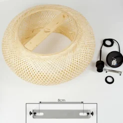 Luminaires Scandinaves-hofstein Suspension Alavi Noir, 1 lumière