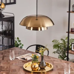 Lampes Vintages & Rétros-hofstein Suspension Albo Noir, 1 lumière