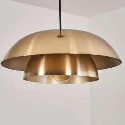 Lampes Vintages & Rétros-hofstein Suspension Albo Noir, 1 lumière