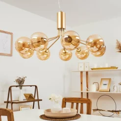 hofstein Suspension Alden Laiton, 9 lumières