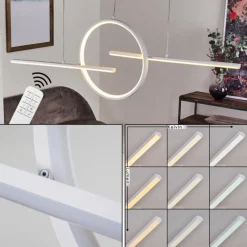 hofstein Suspension Alelua LED Blanc, 1 lumière, Télécommandes