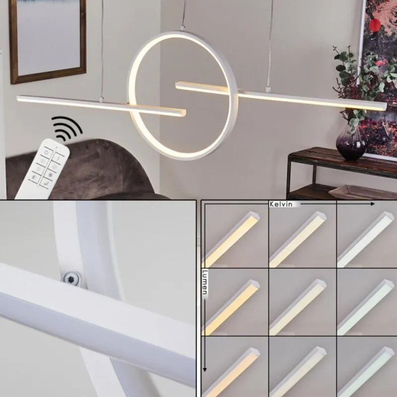 hofstein Suspension Alelua LED Blanc, 1 lumière, Télécommandes