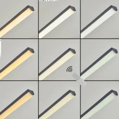 hofstein Suspension Alelua LED Gris, 1 lumière, Télécommandes