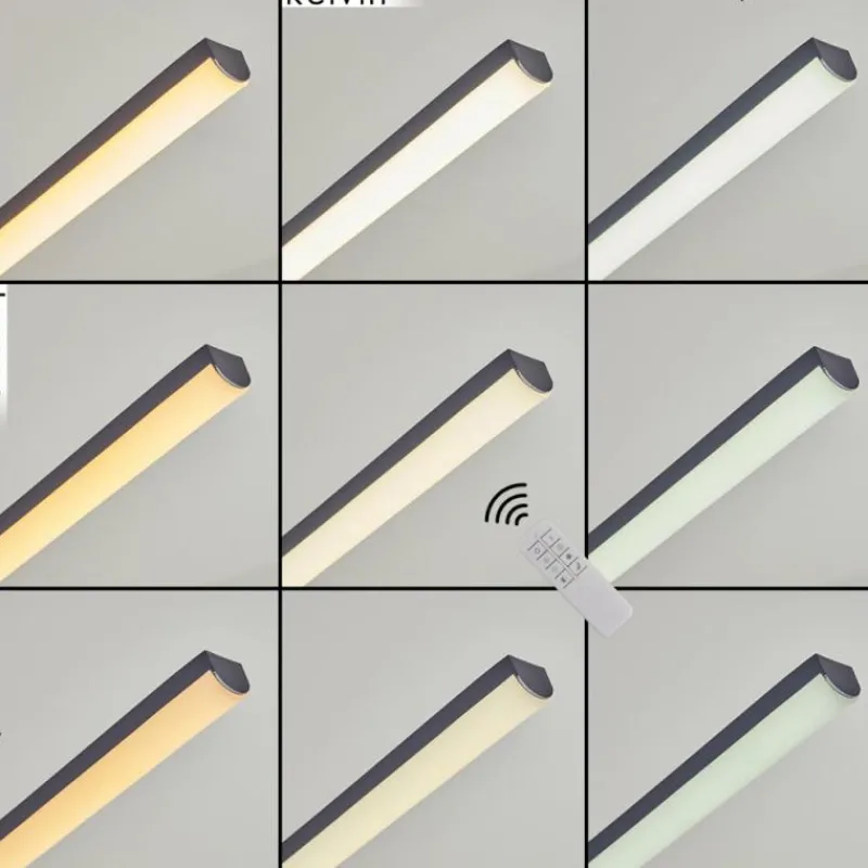 hofstein Suspension Alelua LED Gris, 1 lumière, Télécommandes