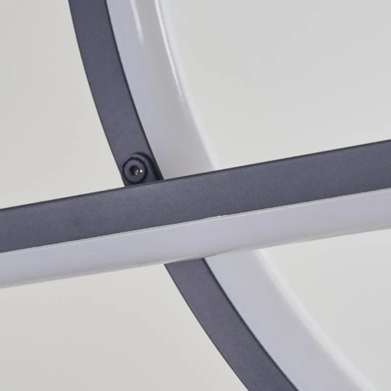 hofstein Suspension Alelua LED Gris, 1 lumière, Télécommandes