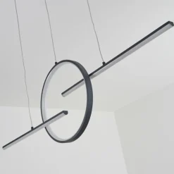 hofstein Suspension Alelua LED Gris, 1 lumière, Télécommandes