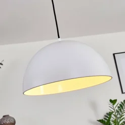 Luminaires Scandinaves-hofstein Suspension Alikata Noir, Blanc, 1 lumière