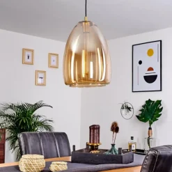 hofstein Suspension Alvares Bronze, 1 lumière