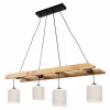 Lampes En Tissu-hofstein Suspension Amaichá Écru, 4 lumières