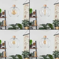 Lampes À Boules-hofstein Suspension Andeer Écru, 1 lumière