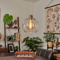 Lampes À Boules-hofstein Suspension Andeer Écru, 1 lumière