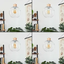 Lampes À Boules-hofstein Suspension Andeer Écru, 1 lumière