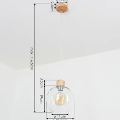 Lampes À Boules-hofstein Suspension Andeer Écru, 1 lumière
