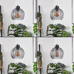 Suspension Verre Fumé-hofstein Suspension Andeer Noir, 1 lumière