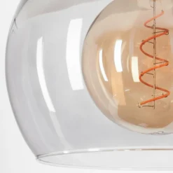 Suspension Verre Fumé-hofstein Suspension Andeer Noir, 1 lumière