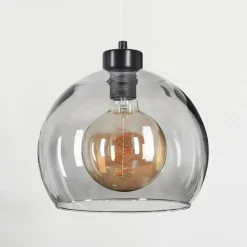 Suspension Verre Fumé-hofstein Suspension Andeer Noir, 1 lumière