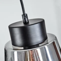 Suspension Verre Fumé-hofstein Suspension Angelshaug Noir, 1 lumière