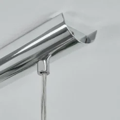 Suspension Verre Fumé-hofstein Suspension Anjou Chrome, 3 lumières