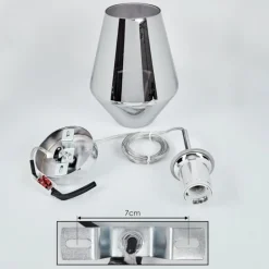 Suspension Verre Fumé-hofstein Suspension Anjou Chrome, 1 lumière