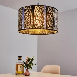 Lampes Vintages & Rétros-hofstein Suspension Annaoplis Noir, 1 lumière