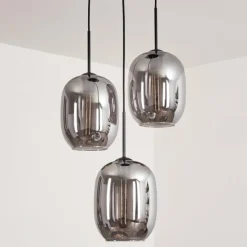 hofstein Suspension Apedo Clair, Fumé, 3 lumières