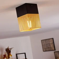 hofstein Suspension Armenie Laiton, Noir, 1 lumière