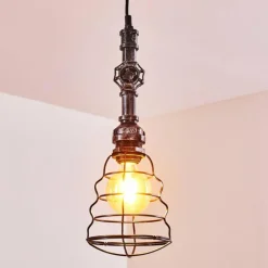 hofstein Suspension Arvika Argenté, 1 lumière* Suspensions